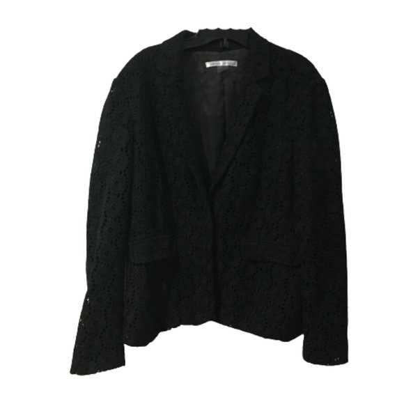 Peter Nygard Size 16 Black Jacket - Picture 2 of 8